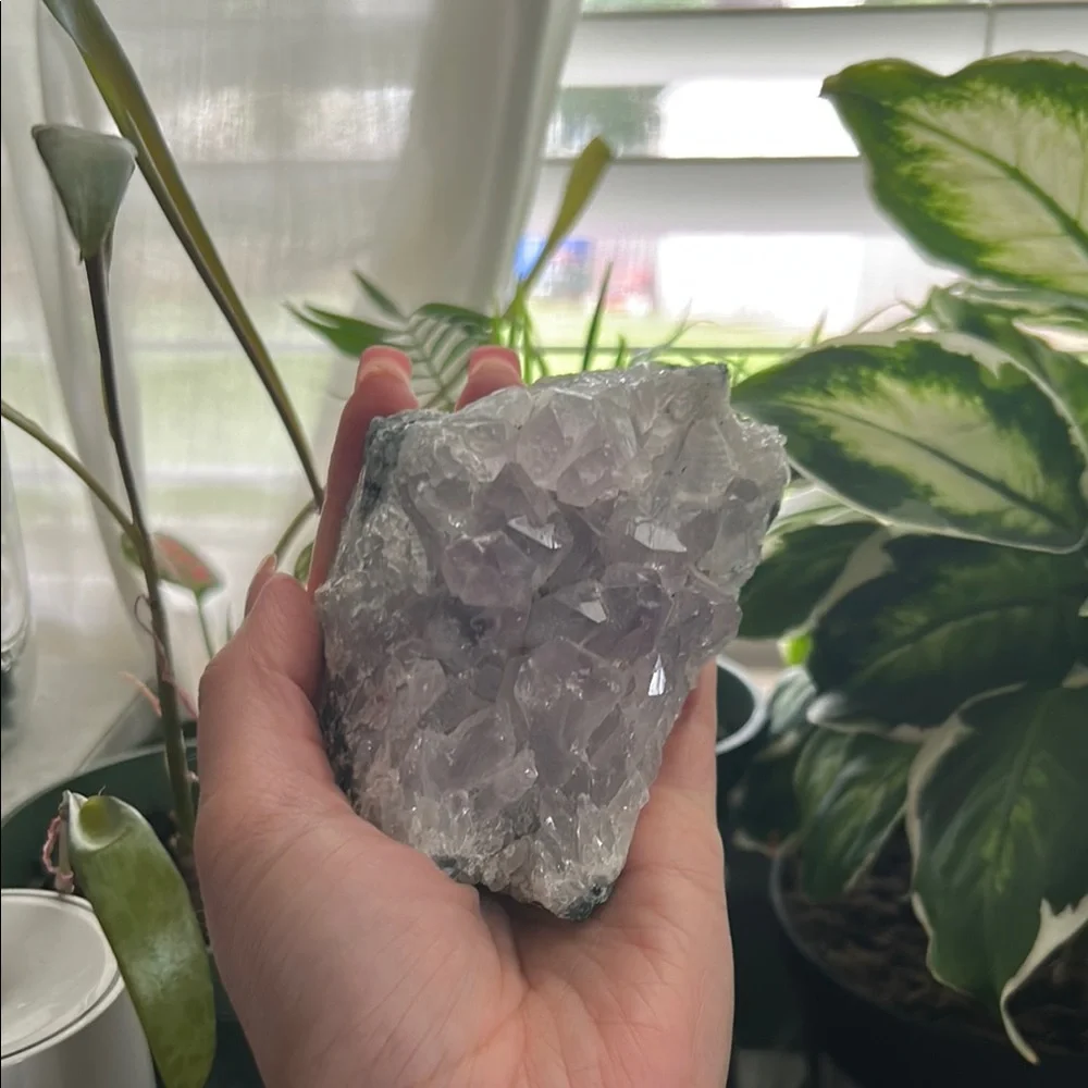 Amethyst Crystal Cluster Home Accent - Picture 1 of 4